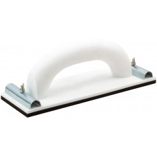 Терка д/наждачной бум.пластиковая с мет.прижимом 230х80 мм (39731)