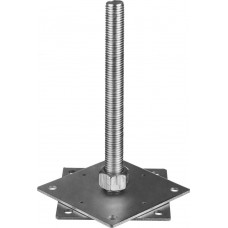 Стойка анкерная регулировочная 140?140?250 мм М24 цинк ЗУБР 310266-140