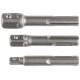 Адаптеры под головки с хвостовика SDS-PLUS, набор 3 шт. , легированная сталь (57955)