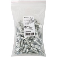 Болт 6-гранная головка (полная резьба) М6 х 20 100 шт DIN933 Фасовка (27120-0)