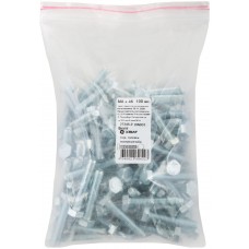 Болт 6-гранная головка (полная резьба) М8 х 45 100 шт DIN933 Фасовка (27245-0)