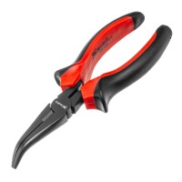Длинногубцы изогнутые Black Nickel, 160 мм, двухкомпонентные рукоятки Matrix (17458)