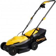Газонокосилка эл. CHAMPION EM3411 (1 кВт пласт+ткань 30л шир.320мм выс.25-65мм, 6,4кг) (EM3411)