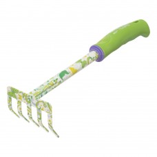 Грабли 5 - зубые, 85 х 310 мм, стальные, пластиковая рукоятка, Flower Green, Palisad (62039)