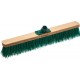 Уличная щетка EURO, буковая колодка 50 см с пластиковым резьбовым держат. для черенка, d 22 мм, щетина 60мм, 5-рядная, без черенка GRINDA 39250-500
