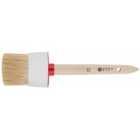 Кисть круглая, натуральная светлая щетина №22 (70 мм) (01312)