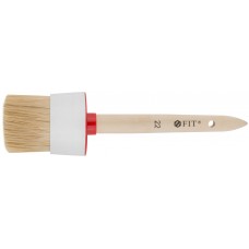 Кисть круглая, натуральная светлая щетина №22 (70 мм) (01312)