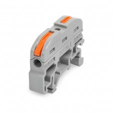 Клемма проходная СМК 222-2411 на DIN-рейку (КВТ) (87640)