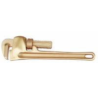 Ключ трубный американский 25x200 искробезопасный сплав AlCu 131-1002, HORTZ