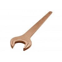 Ключ гаечный рожковый односторонний 105 мм длинная ручка омеднение HORTZ