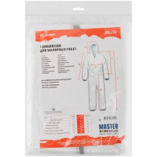 Комбинезон Master Color для малярныйх работ, полипропилен, белый р. XXL (30-8054)