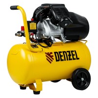 Компрессор воздушный DCV2200/50, прямой привод, 2.2 кВт, 50 литров, 380 л/мин Denzel (58167)