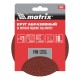 Круг абразивный на ворсовой подложке под липучку, P 60, 125 мм, 10 шт Matrix (73840)