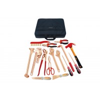 Набор взрывобезопасного инструмента (16 предметов) AlCu No.AA07-16, HORTZ