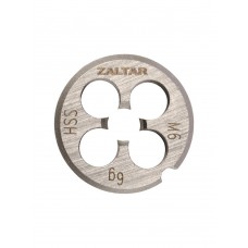 Плашка круглая резьбонарезная HSS, DIN 223 B (DIN EN 22568), M6 x 1.0, 20 x 7 (ZA-10404)