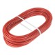 Трос металлополимерный красный ПР-3.0, толщина 3.0 мм, моток 20 метров Сибртех (47644)