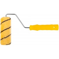 Валик полиакриловый, бежевый с черной полоской, диам. 40/61 мм; ворс 10,4 мм, 150 мм (01852)