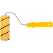 Валик полиакриловый, бежевый с черной полоской, диам. 40/61 мм; ворс 10,4 мм, 150 мм (01852)