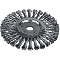 Щетка дисковая для УШМ 175?22 мм жгутированная стальная проволока 0.5 мм ЗУБР Профессионал 35190-175_z02