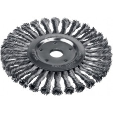 Щетка дисковая для УШМ 175?22 мм жгутированная стальная проволока 0.5 мм ЗУБР Профессионал 35190-175_z02
