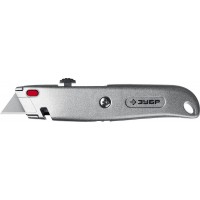 Универсальный металлический нож с трапециевидным лезвием А24 ЗУБР 09228