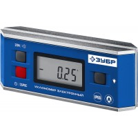 Электронный уровень-уклономер МИНИ, 0 - 90°, ±0.05° ЗУБР Профессионал 34745_z01