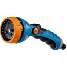 Поливочный пистолет XM-7, 7 режимов, металлический с TPR, PROLine GRINDA 429150