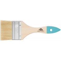 Кисть флейцевая, натур. cветлая щетина, деревянная ручка 2,5