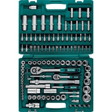 Набор инструмента универсальный 108 предм., (1/2+3/8+1/4) X-Drive 108 KRAFTOOL 27888-H108