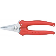 Ножницы комбинированные для реза картона, пластика, фольги, 140 мм, нерж. хирургическая сталь (KN-9505140)