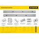 Линейка нержавеющая длина 0.3 м Professional STAYER 3427-030