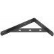 Уголок-кронштейн усиленный черный 200х150 мм (66104)