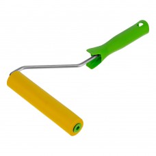 Валик прижимной резиновый с ручкой, 150 мм, D ручки 6 мм Сибртех (81033)