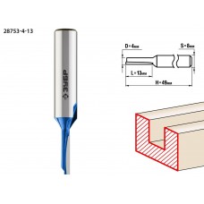 Фреза пазовая прямая 4?13 мм хвостовик 8 мм ЗУБР Профессионал 28753-4-13
