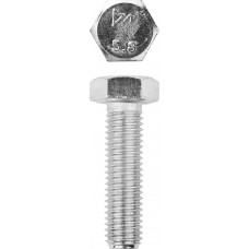 Болт M12 x 50 мм, кл. пр. 5.8, цинк, 5 кг, ГОСТ 7798-70 ЗУБР 303080-12-050