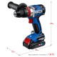 Бесщеточная ударная дрель-шуруповерт 20 В 70 Н·м 2 АКБ 2 А·ч кейс Профессионал ЗУБР Т7 DBS-201-22