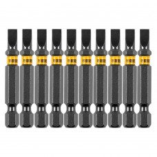 Бита SL5,0х50, сталь S2, шестигранный профиль, 10 шт. Е 6,3 Denzel (11659)