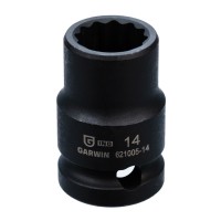 Головка торцевая ударная 14 мм, 1/2