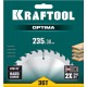 Пильный диск по дереву Optima, 235 х 30 мм, 36Т KRAFTOOL 36951-235-30
