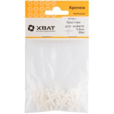 Крестик для кафеля 3,0 мм (фасовка 30 шт.) (16730-2)
