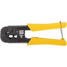 Кримпер для обжима разъемов RJ11, RJ12, RJ45, пластиковые ручки 190 мм (60062)