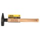 Молоток слесарный, 300 г, кованый квадратный боек, буковая рукоятка Denzel (10427)