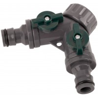 Распределитель 2-х канальный пластиковый (77425)