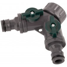 Распределитель 2-х канальный пластиковый (77425)