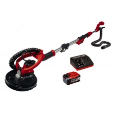 Шлифмашина д/стен и потолка акк. Einhell PXC TE-DW 18/225 Li + ЗУ 4 А + аккумулятор 18В 5.2 Ач (4259990SET)
