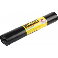 Мешки мусорные строительные HEAVY DUTY, 240 л, 10 шт, черные, особопрочные STAYER 39157-240