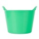 Ведро гибкое сверхпрочное, 14 л, зеленое, Сибртех (67501)