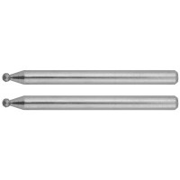 Мини-шарошки алюминиевые 2.0?3.2?38 мм 2 шт ЗУБР 35923