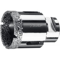 Коронка алмазная вакуумная АВК, d 45 мм, М14, 15 мм кромка ЗУБР Профессионал 29865-45