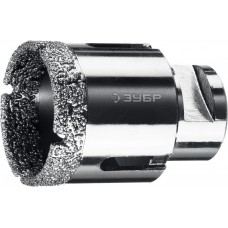 Коронка алмазная вакуумная АВК, d 45 мм, М14, 15 мм кромка ЗУБР Профессионал 29865-45